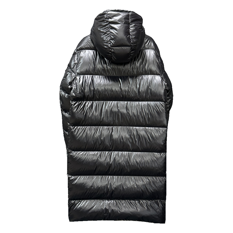 Moncler Hanoverian Glossy Hooded Long Puffer Coat