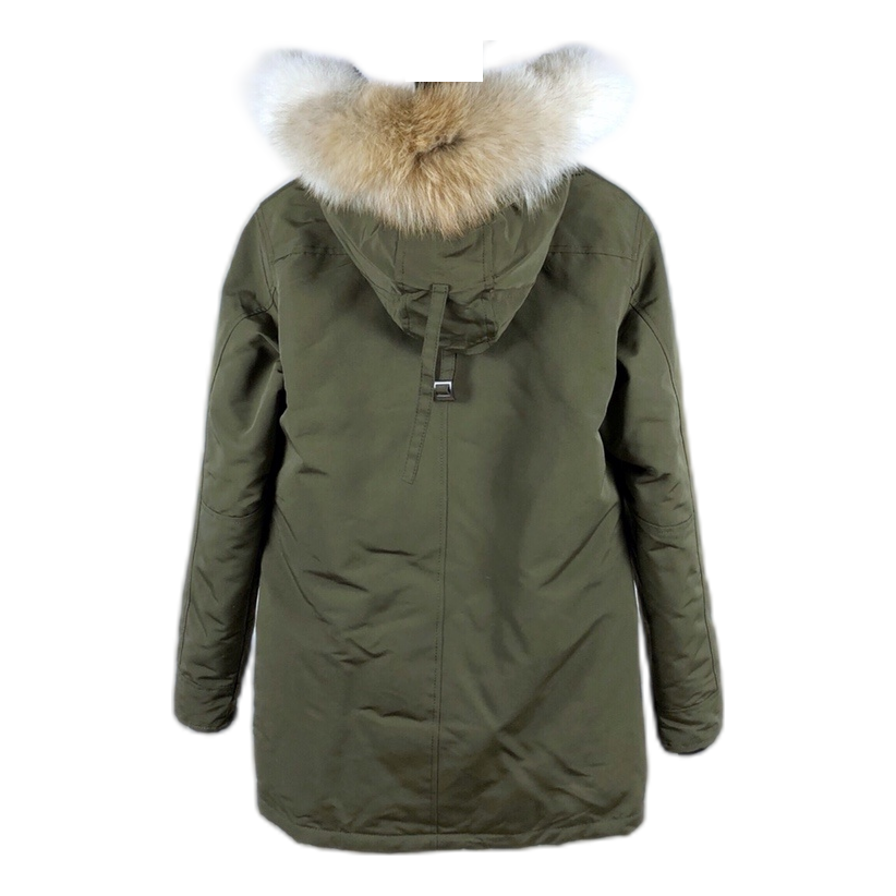 Canada Goose Chateau Fur-Trim Parka in Military Green
