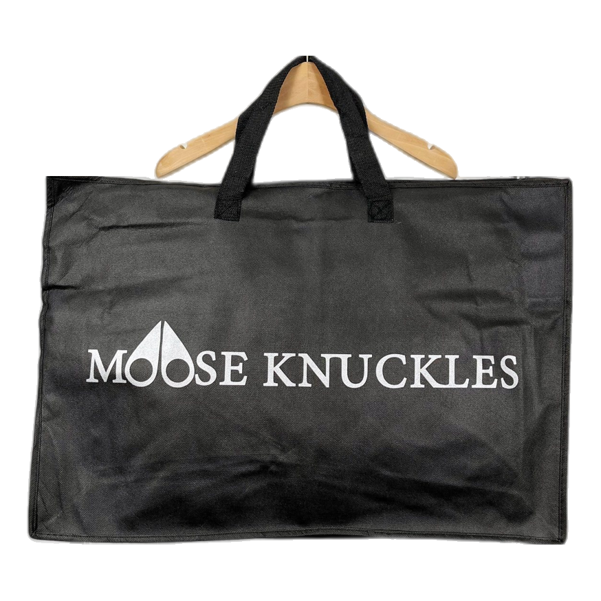 Moose Knuckles Logo-Zip Quilted Puffer Bomber Jacket in Off White